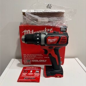 Milwaukee M18 Compact 1/2" Drill Driver (2606-20) New With Box Open Tool Only